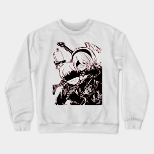 Nier Automata 2B and 9S Crewneck Sweatshirt